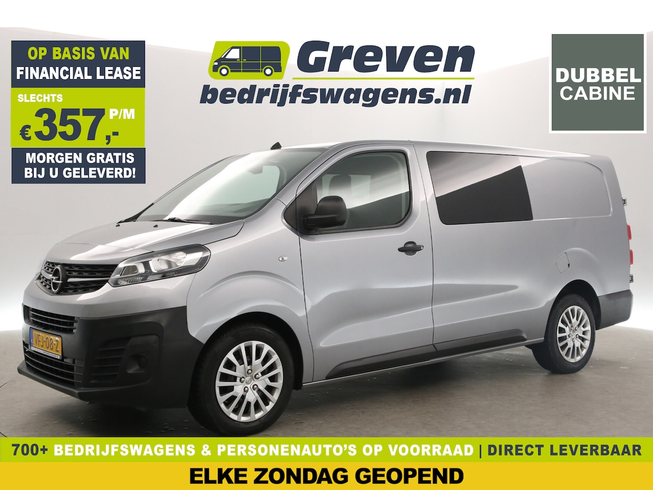 Opel Vivaro - 2.0 CDTI L3H1 | Dubbele Cabine |  6 Persoons | Airco Cruise Elektrpakket Trekhaak - AutoWereld.nl