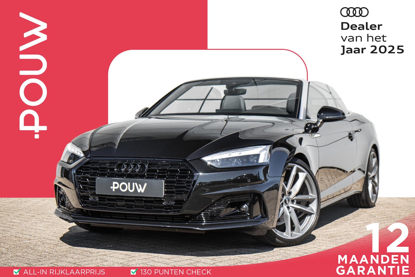 Audi A5 Cabriolet - 35 TFSI 150pk S-Tronic | 20" LM Velgen | Stoelverwarming | Apple Carplay / Android Auto - AutoWereld.nl