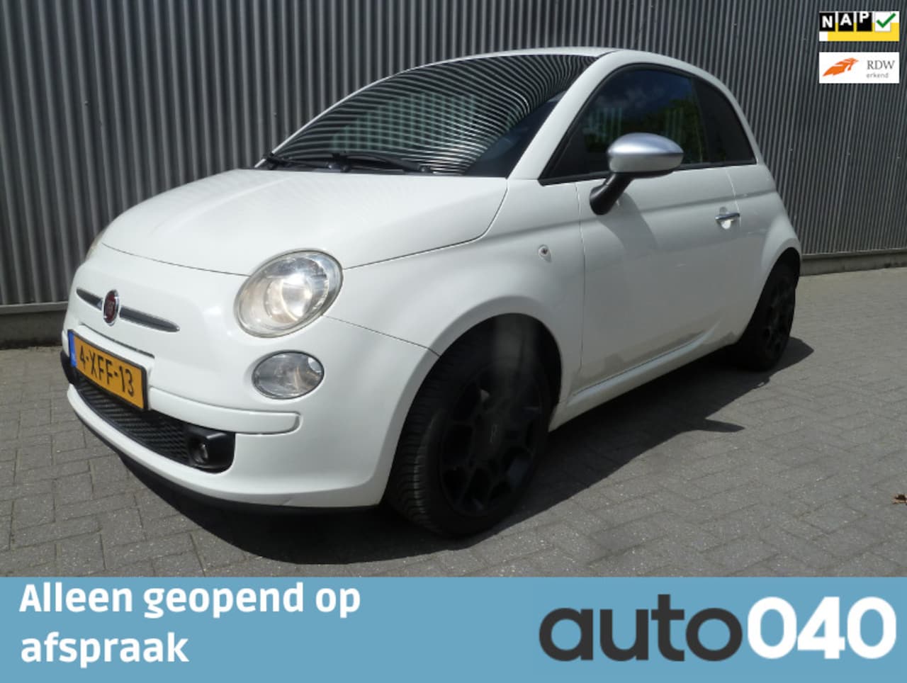 Fiat 500 - 1.2 Pop/LMV/Airco/Audio/Leren bekleding - AutoWereld.nl