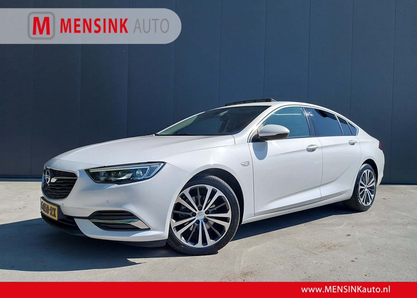Opel Insignia Grand Sport - 1.5 Turbo 165 PK 1e EIGENAAR OPEN DAK CAMERA APPLE CARPLAY HALF LEER LED NAVI CRUISE ECC - AutoWereld.nl