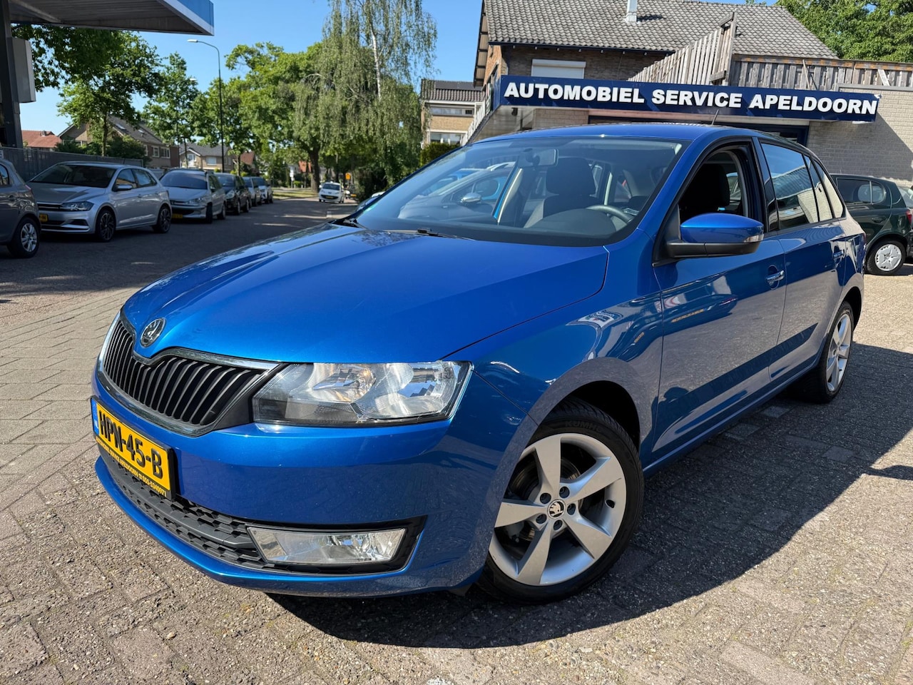 Skoda Rapid Spaceback - 1.2 TSI Greentech Ambition *NAVI*AIRCO*ELEKTR. RAMEN*STUURBEKR.*5DRS*LM. VELGEN* - AutoWereld.nl