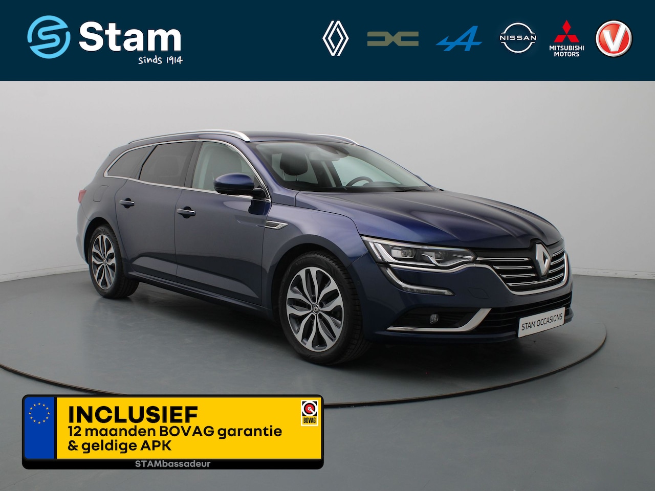 Renault Talisman Estate - 1.6 TCe Intens BOSE | Camera | Climate | Cruise | Navi | Parkeersens. v+a - AutoWereld.nl