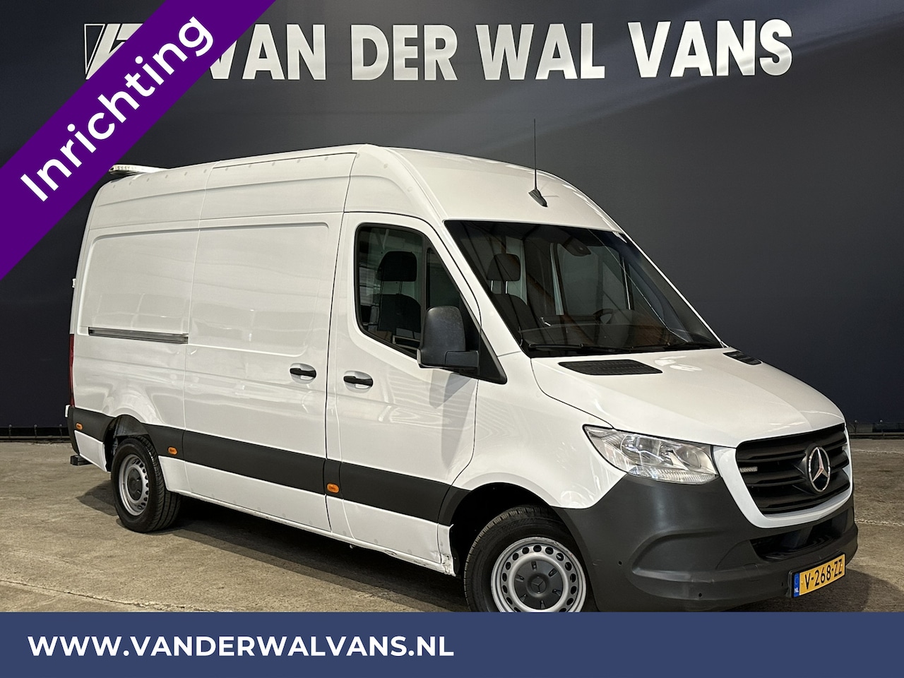 Mercedes-Benz Sprinter - 316 CDI 164pk 3500kg Trekhaak L2H2 Inrichting Euro6 Airco | Camera | Cruisecontrol | Apple - AutoWereld.nl