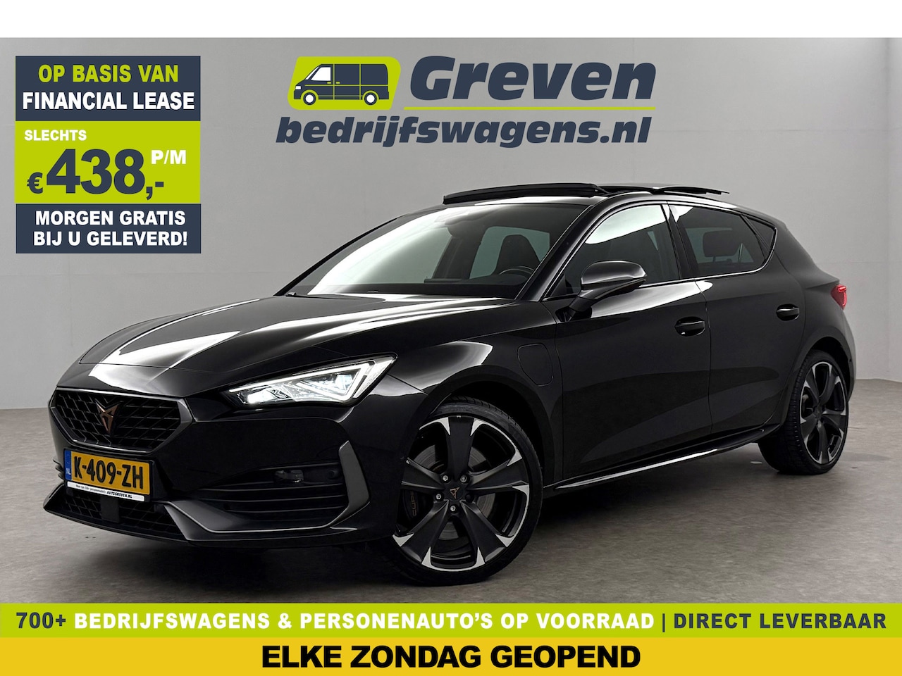 CUPRA Leon - 1.4 e-Hybrid 245PK VZ Performance Pano Camera Carplay LED Sfeer Virtual Navi Cruise Clima - AutoWereld.nl