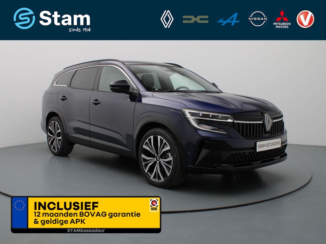 Renault Espace - E-Tech Hybrid 200pk iconic 7-Persoons 360° camera | Climate | Navi | Parksens. v+a | Cruis - AutoWereld.nl