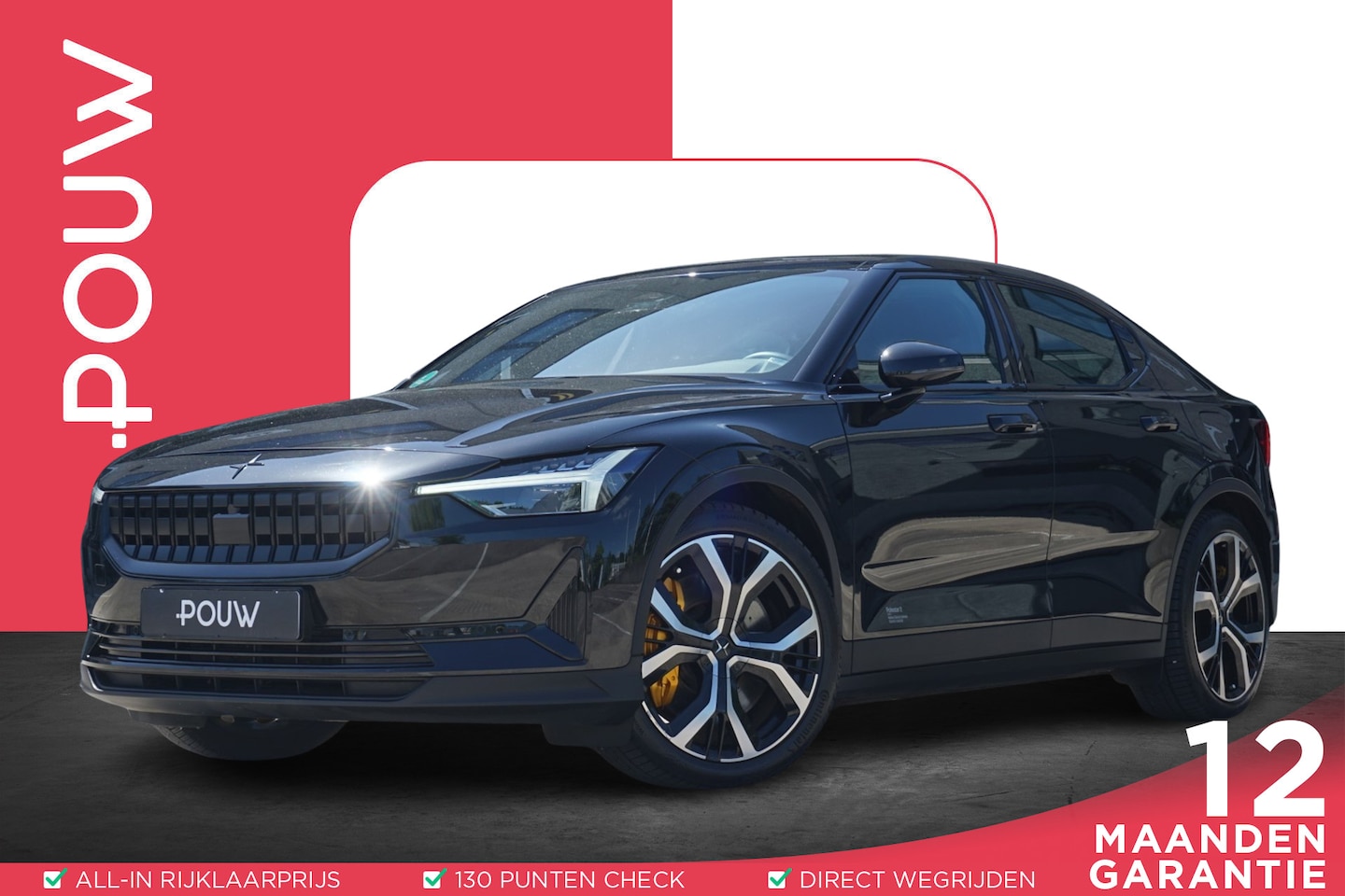 Polestar 2 - 408pk Long Range Dual Motor 78 kWh | Stuur/Stoelverwarming Voor & Achter  | Trekhaak | Pan - AutoWereld.nl