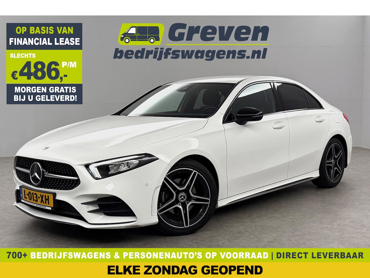 Mercedes-Benz A-klasse - 180 AMG Pano Sfeer Virtual Camera LED Clima Cruise Navi PDC 18''LMV - AutoWereld.nl