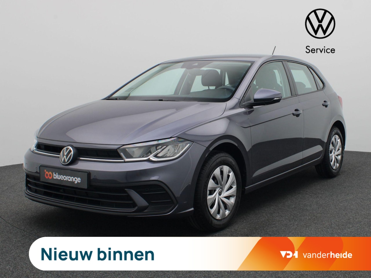 Volkswagen Polo - 1.0 MPI Polo 80PK full led, cruise control, airco, pakeersensoren voor en achter, App conn - AutoWereld.nl