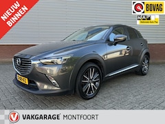 Mazda CX-3 - 2.0 SkyActiv-G 120 GT-Luxury|Keyless|Cruise|Camera|Stoelverwarming|Leder/stof|Bluetooth|