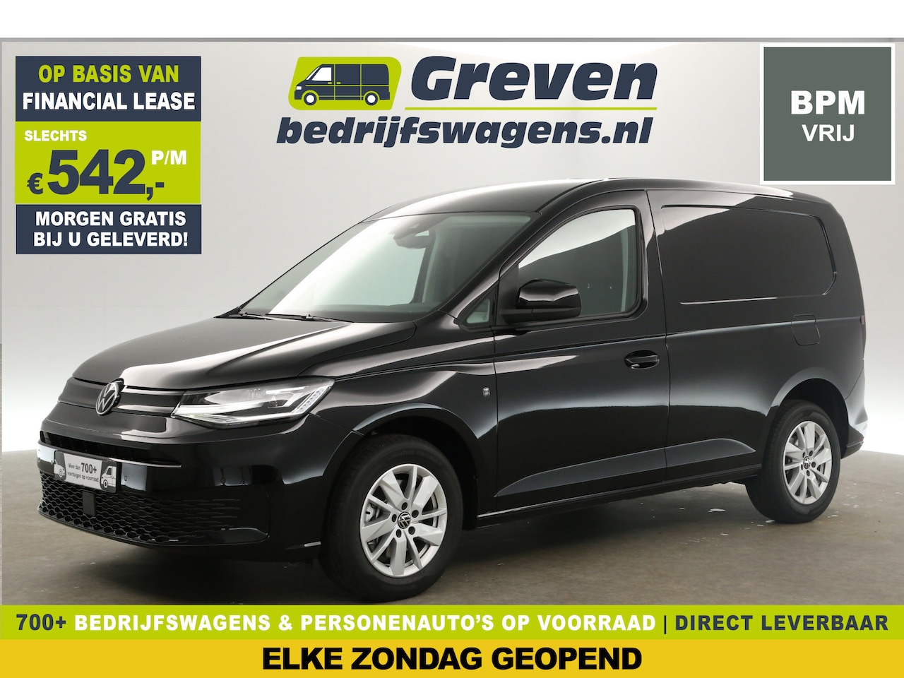 Volkswagen Caddy Cargo - 2.0 TDI Highline 122PK L1H1 | BPM Vrij | Automaat Clima Camera Carplay Cruise Virtual LED - AutoWereld.nl
