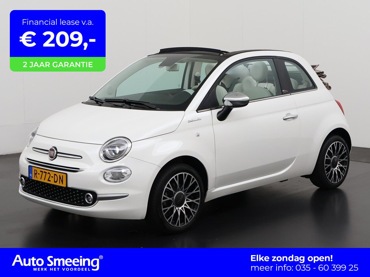 Fiat 500 C - 1.0 Hybrid Dolcevita | Apple/Android Carplay | Navigatie | Parkeersensor | Lichtmetalen Ve - AutoWereld.nl