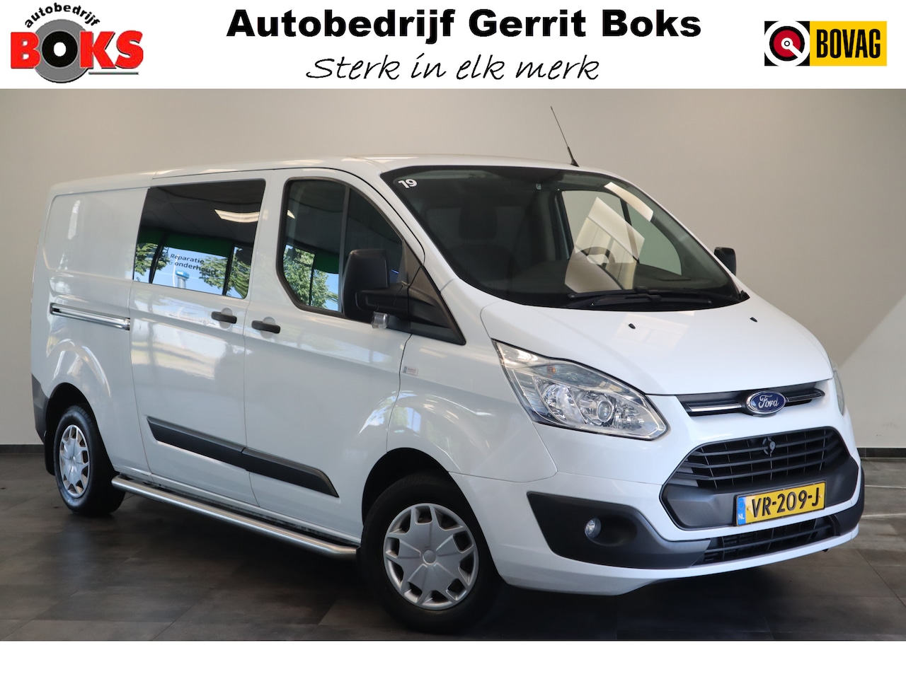 Ford Transit Custom - 290 2.2 TDCI L2H1 Trend DC Achteruit Camera Cruise Control Airco Sidebars - AutoWereld.nl