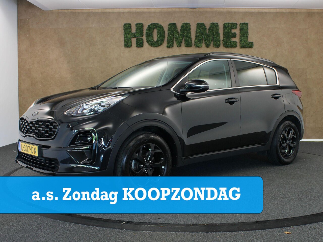 Kia Sportage - 1.6 T-GDI Black Edition - ORIGINEEL NEDERLANDSE AUTO - ELEKTRISCHE PANORAMADAK - ELEKTRISC - AutoWereld.nl