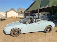 Alfa Romeo Spider - 1.8-16V T.Spark type 916 phase 2 Lichtblauw (Alfa 156 kleur) Leren sportstoelen