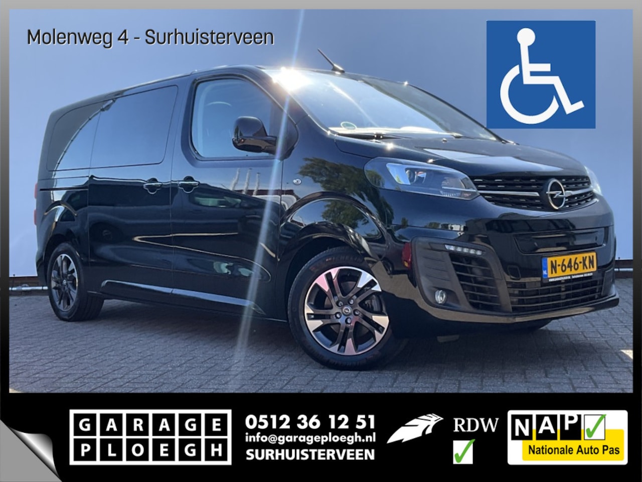 Citroën ë-SpaceTourer - 7-Pers Innovation 57 kWh Braun-Ability-Stoellift Invalide Trekhaak Leder Pano Hud Vol opti - AutoWereld.nl