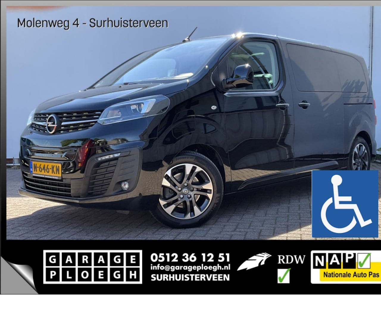 Peugeot e-Traveller - 7-Pers Innovation Braun-Ability-Stoellift Trekhaak Leder Pano Hud Vol opties! - AutoWereld.nl