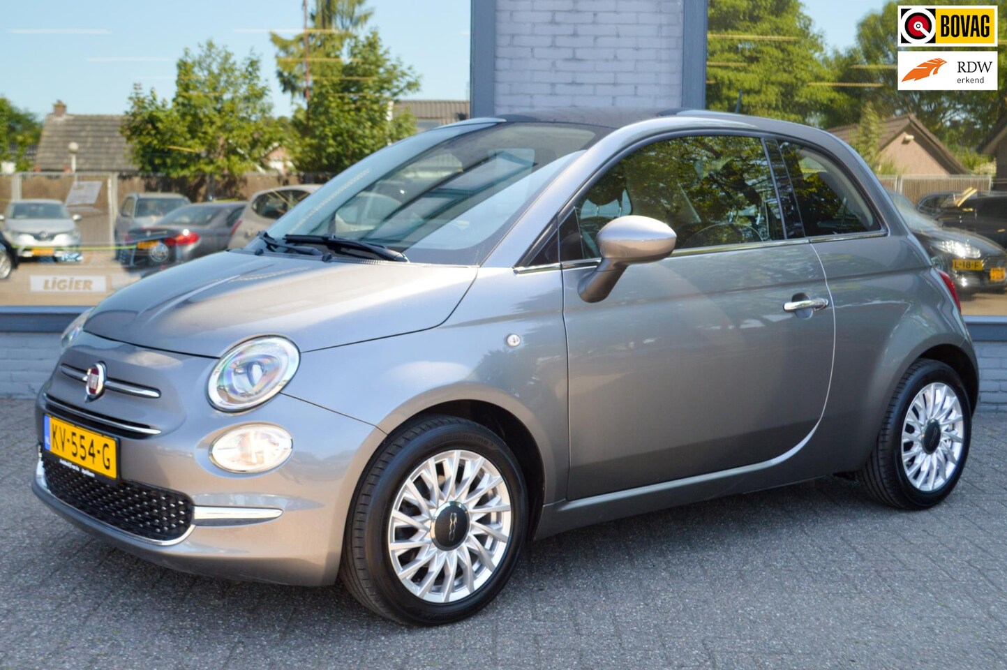 Fiat 500 - 0.9 TwinAir Turbo Lounge | Panoramadak | Navigatie | Climate control - AutoWereld.nl