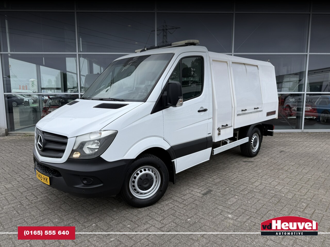 Mercedes-Benz Sprinter - eco Trommel Kippende Veegvuilopbouw 314 2.2 CDI - AutoWereld.nl