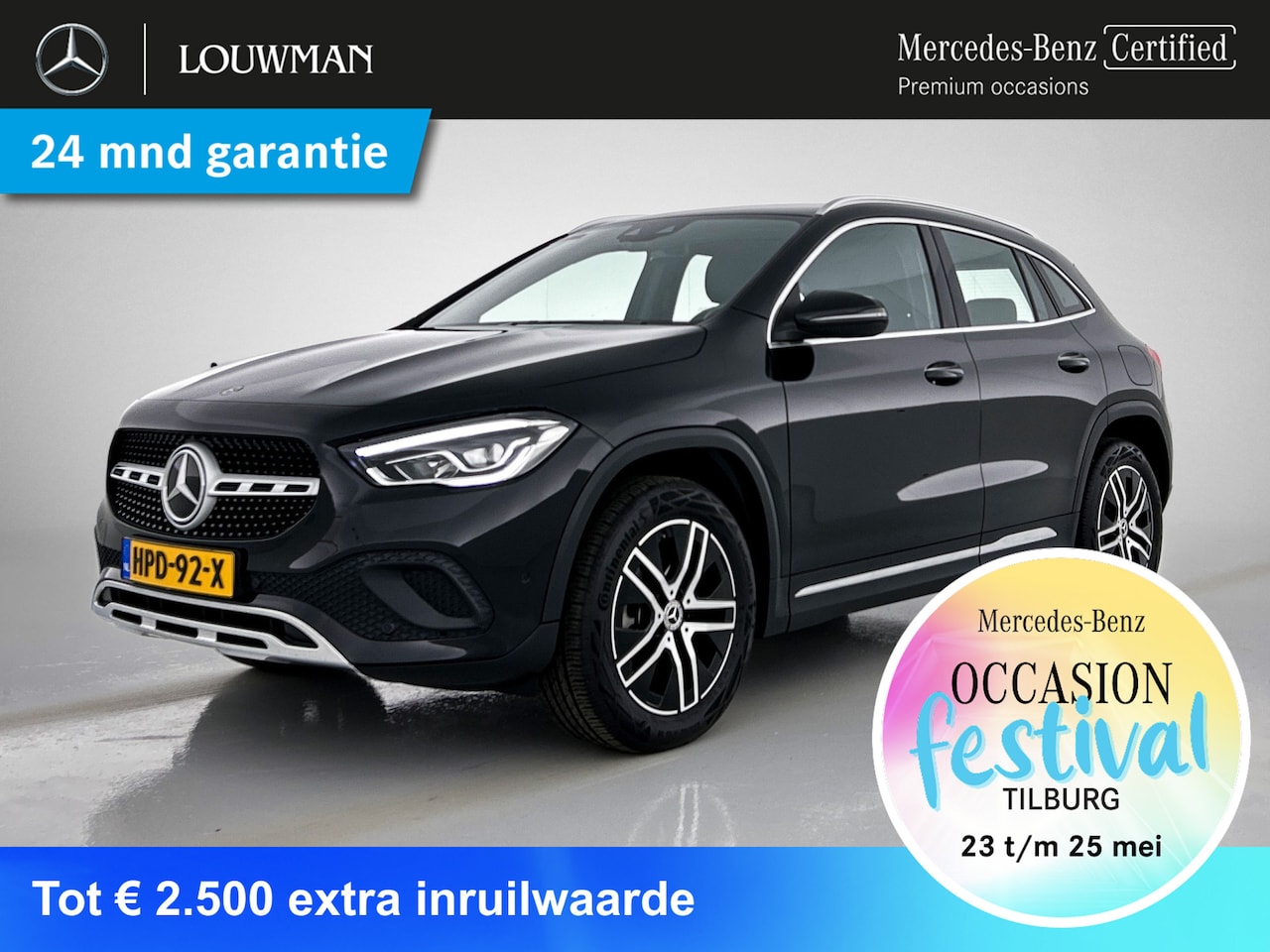 Mercedes-Benz GLA-Klasse - 250 e Luxury Line 5 spaaks lichtmetalen velgen | wide screen | Navigatie | parking support - AutoWereld.nl