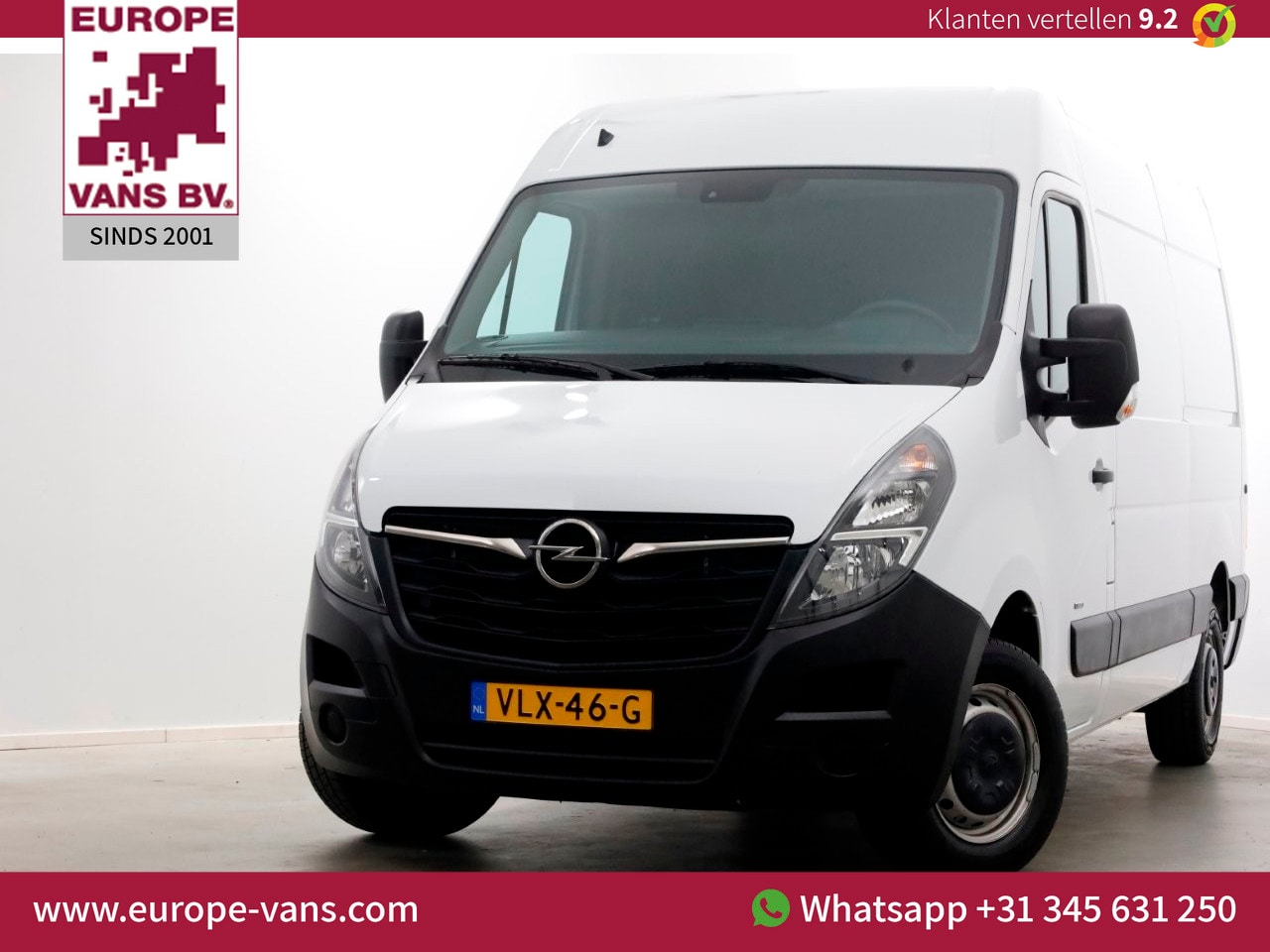 Opel Movano - 2.3 Turbo 180pk Automaat L2H2 Airco 10-2021 - AutoWereld.nl