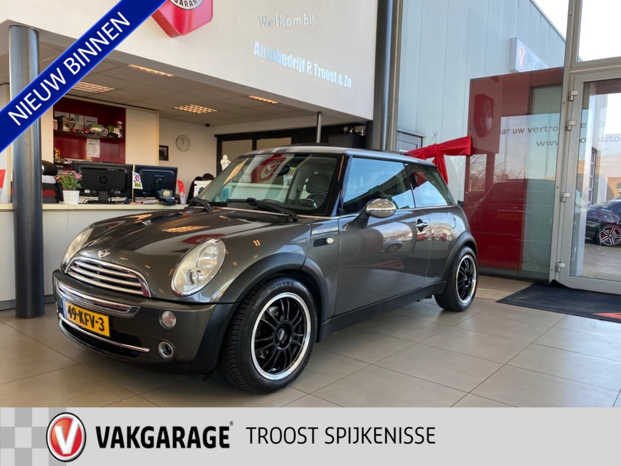 MINI Cooper - Mini 1.6 Park Lane,Elektrisch Glazen Schuifdak,Leder,Climatecontrol,Elektrischpakket,16 In - AutoWereld.nl