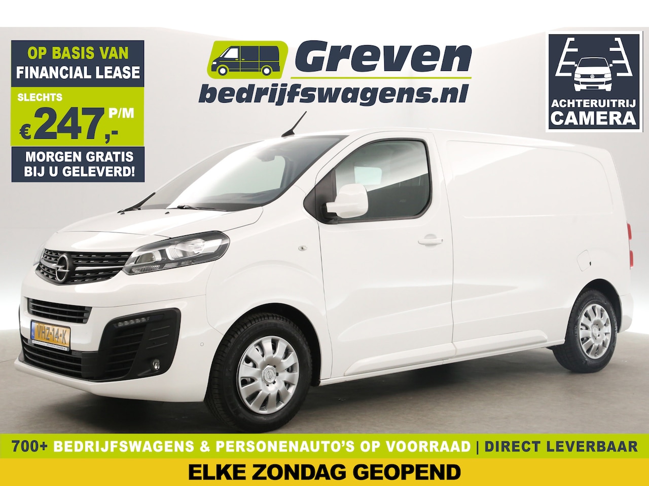 Opel Vivaro - 2.0 CDTI L2H1 150PK 360Camera Oprijplaat  Airco Cruise Carplay Head-up Display Navi 3 Pers - AutoWereld.nl