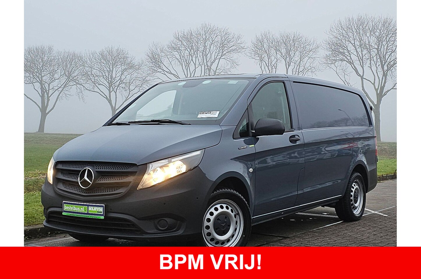 Mercedes-Benz eVito - eVito L2 35Kwh CarPlay Airco 100%-Elektrisch Emissievrij Deuren Pdc! - AutoWereld.nl