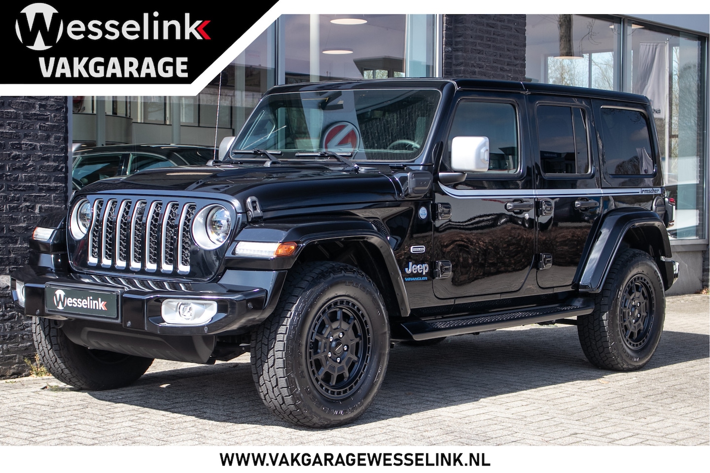 Jeep Wrangler Unlimited - 4xe 380 Sahara - Unieke Irmscher uitvoering nr. 12 van 100 - AutoWereld.nl