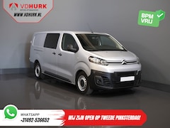 Citroën Jumpy - 2.0 HDI 125 pk BPM VRIJ DC Dubbel Cabine Climate/ Carplay/ Cruise/ Navi/ Trekhaak/ PDC