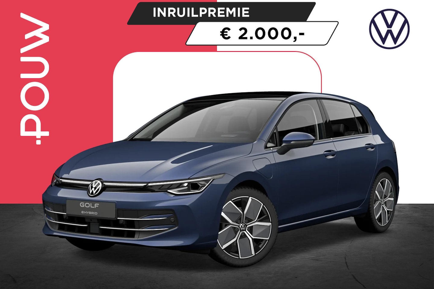 Volkswagen Golf - 1.5 eHybrid 204pk Style Edition | LMV 18'' | Panoramadak | Trekhaak Wegklapbaar - AutoWereld.nl