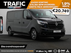 Renault Trafic - 2.0 dCi EDC 170 T29 L2H1 Extra DC | Anniversary | Sidebars | Zwarte logo's | Glasslook |
