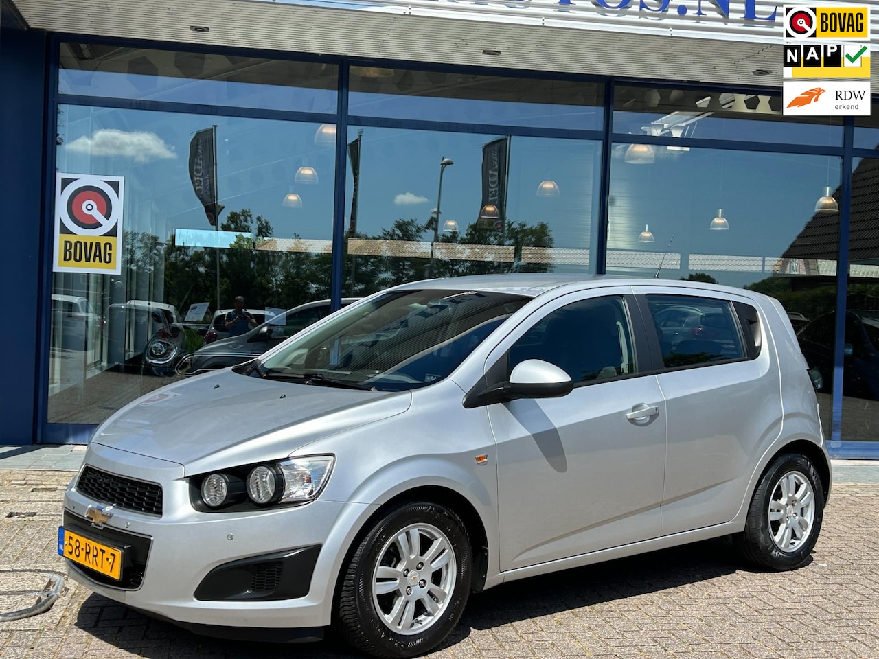 Chevrolet Aveo - 1.2 LT 5Drs Airco Cruise Park.Sens LM-Velgen Elek.Pakket NAP NL-Auto Nieuwe APK! - AutoWereld.nl