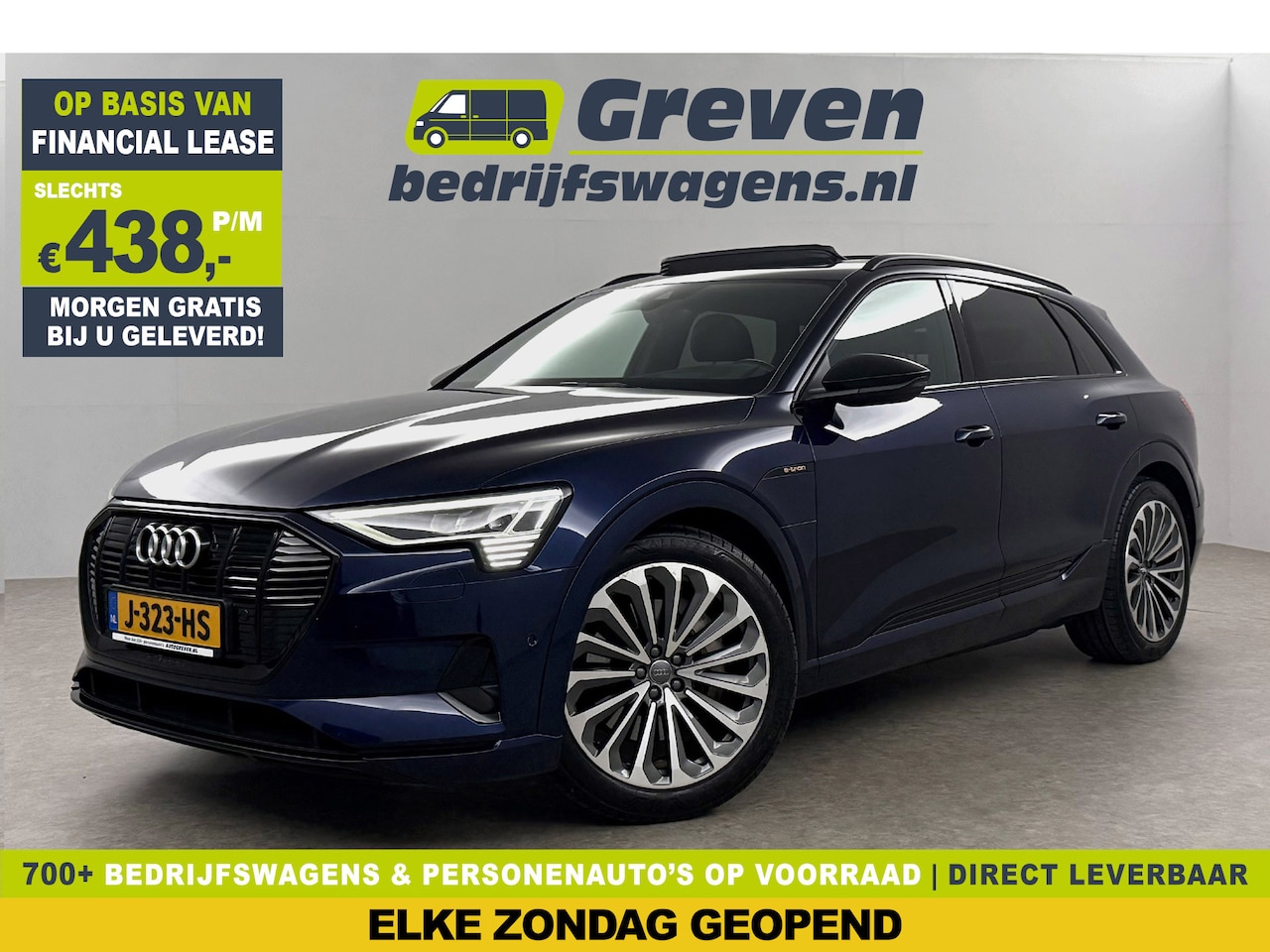 Audi e-tron - 50 quattro Launch edition 71 kWh 313PK Pano LED Sfeer Virtual Trekhaak Carplay Head-up Cam - AutoWereld.nl