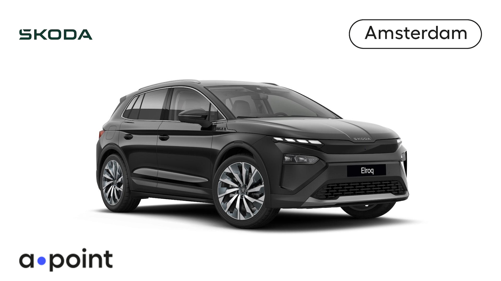 Skoda Elroq - 85 Business Edition 286 pk | Business Upgrade Pakket ADVANCDED | Leder zwart | 21 inch lic - AutoWereld.nl