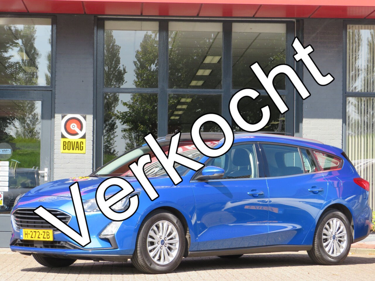 Ford Focus Wagon - 1.0 EcoBoost Titanium Business| 125-PK| Pano dak| | Clima-Airco | Android Auto | Keyless E - AutoWereld.nl