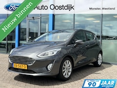 Ford Fiesta - 1.0 EcoBoost Titanium 100PK Trekhaak Adaptieve Cruise Navi Climate B&O Parkeersensoren Ach