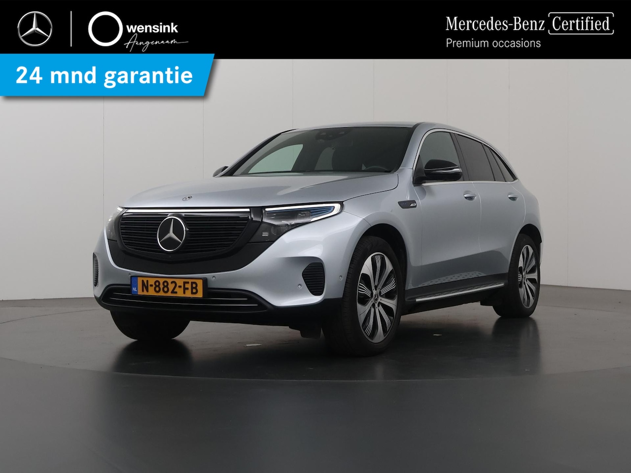 Mercedes-Benz EQC - 400 4MATIC Premium 80 kWh | Schuif/kanteldak | Memory | Keyless | 360 graden camera | Schu - AutoWereld.nl