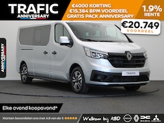 Renault Trafic - 2.0 dCi EDC 170pk T29 L2H1 Extra DC | Anniversary | Sidebars | Zwarte logo's | Glasslook |