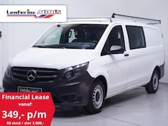Mercedes-Benz Vito - 111 CDI 114 pk Dubbel Cabine XL Airco, Slechts 38 dkm, PDC V+A, Imperiaal, NAP, 5-Zits