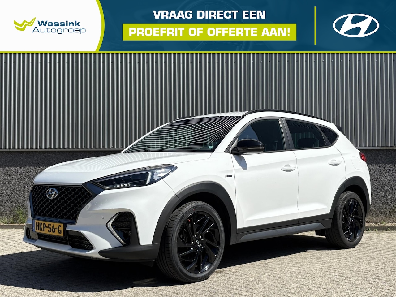 Hyundai Tucson - 1.6 T-GDi 177pk 7-DCT N-Line | Stoelverwarming Voor & Achter | Navigatie | Elektrische Ach - AutoWereld.nl