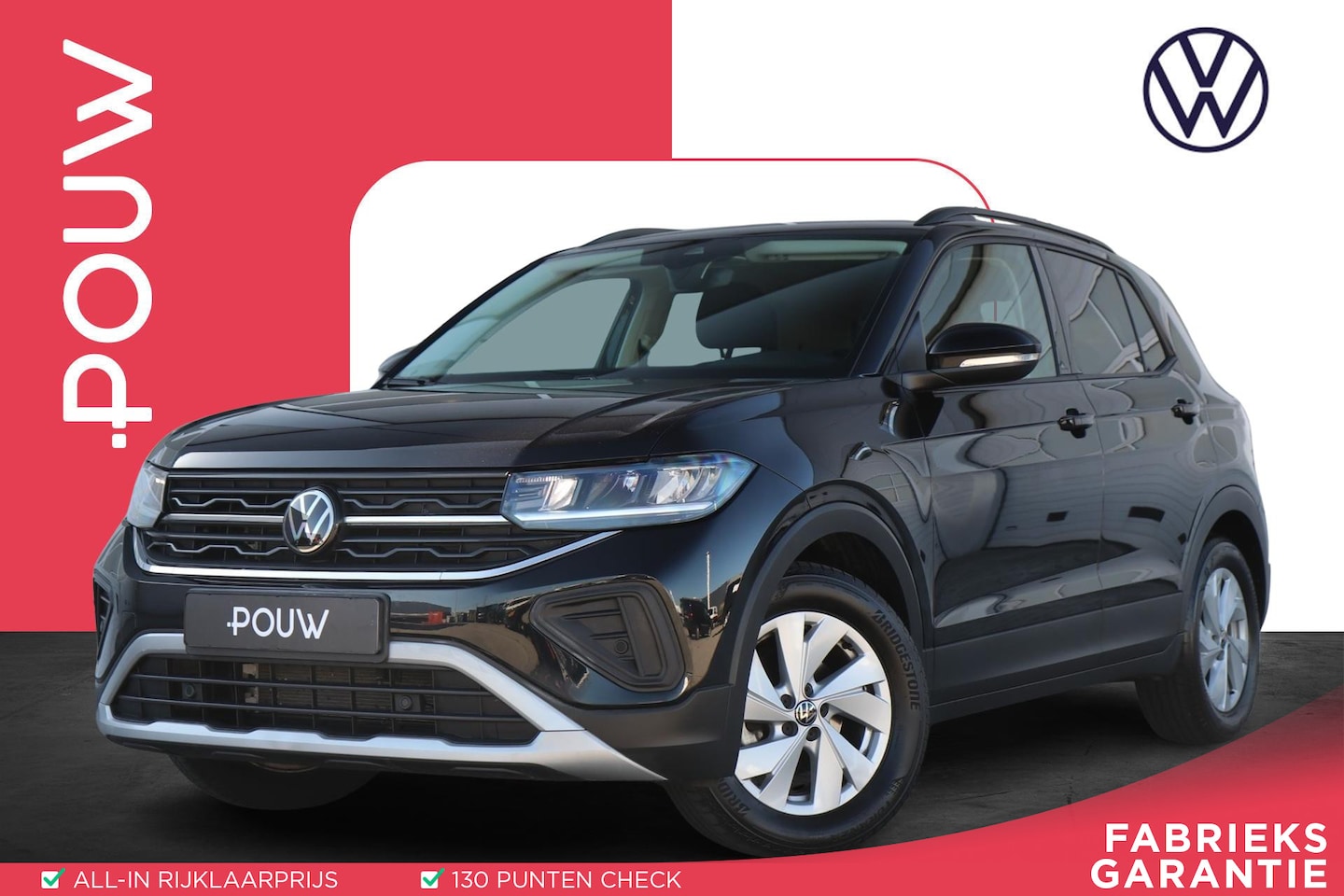 Volkswagen T-Cross - 1.0 TSI 95pk Life | App Connect Navigatie | Parkeersensoren | Clima - AutoWereld.nl