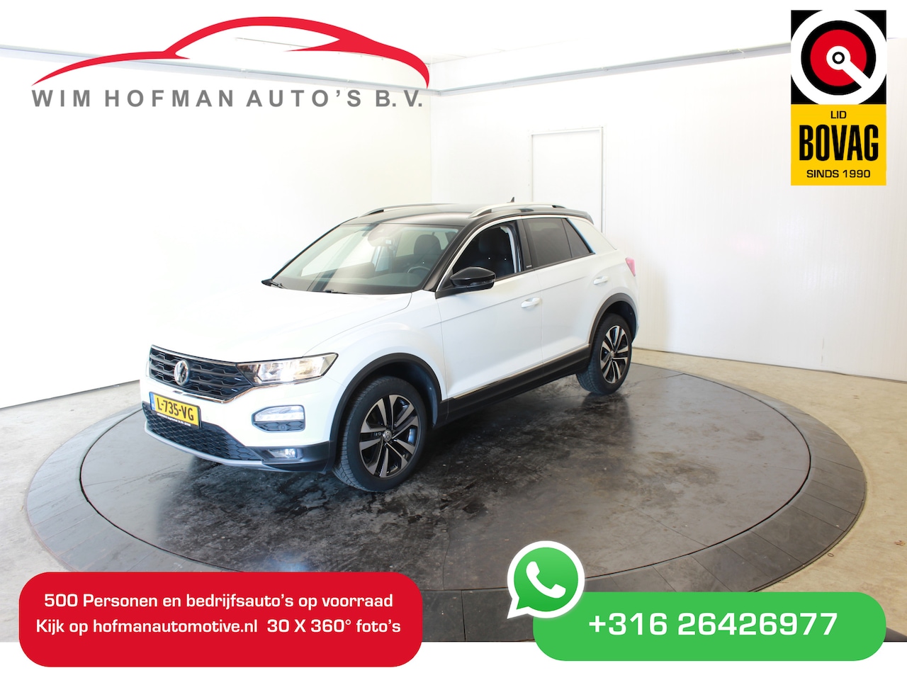 Volkswagen T-Roc - 1.5 TSI Sport busines R Automaat Navi Carplay Stoelverw. Adapt. Cru - AutoWereld.nl