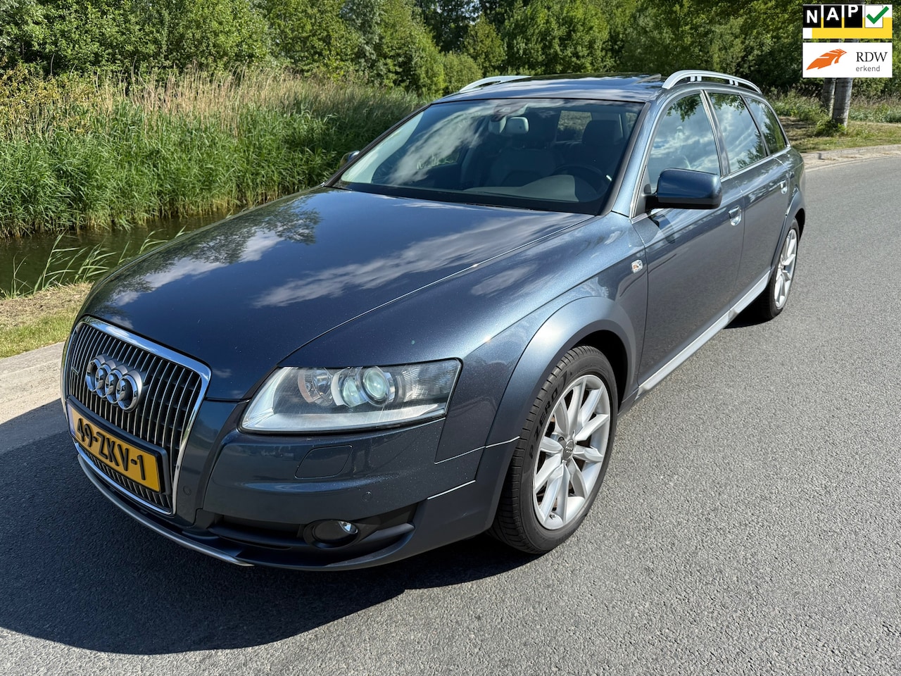 Audi A6 allroad quattro - 4.2 FSI Pro Line YOUNGTIMER/BOSE/MEMORY/SCHUIFDAK/ELEC.TREKHAAK/DEALER OH/STANDKACHEL/COMP - AutoWereld.nl