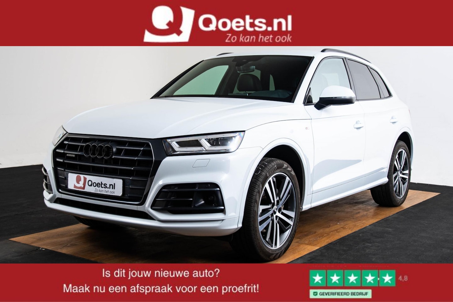 Audi Q5 - 2.0 TFSI quattro Sport Pro Line S S Line - Trekhaak - MMI navigatie plus - Verwarmbare voo - AutoWereld.nl