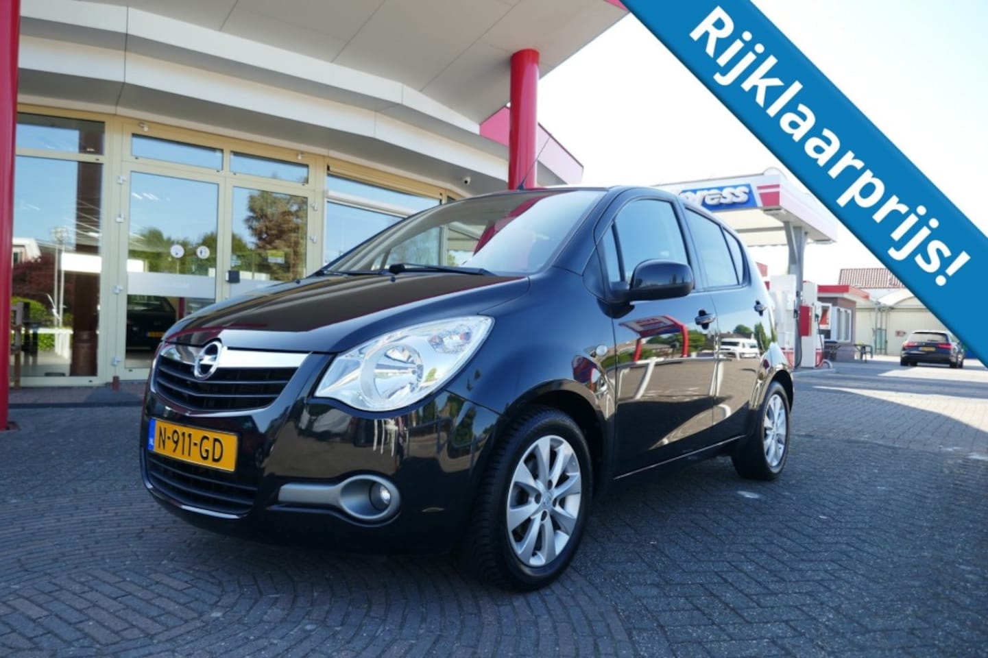 Opel Agila - 1.2 BERLIN AUTOMAAT   AIRCO/STOELVERWARMING/HOGE INSTAP - AutoWereld.nl