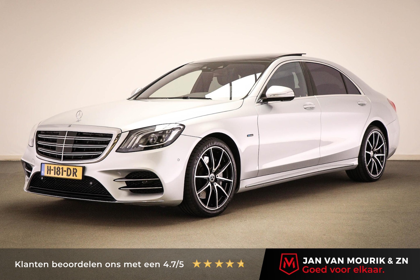 Mercedes-Benz S-klasse - 560 e Lang Premium Plus | PANORAMDAK | DAB | 360 CAMERA - AutoWereld.nl