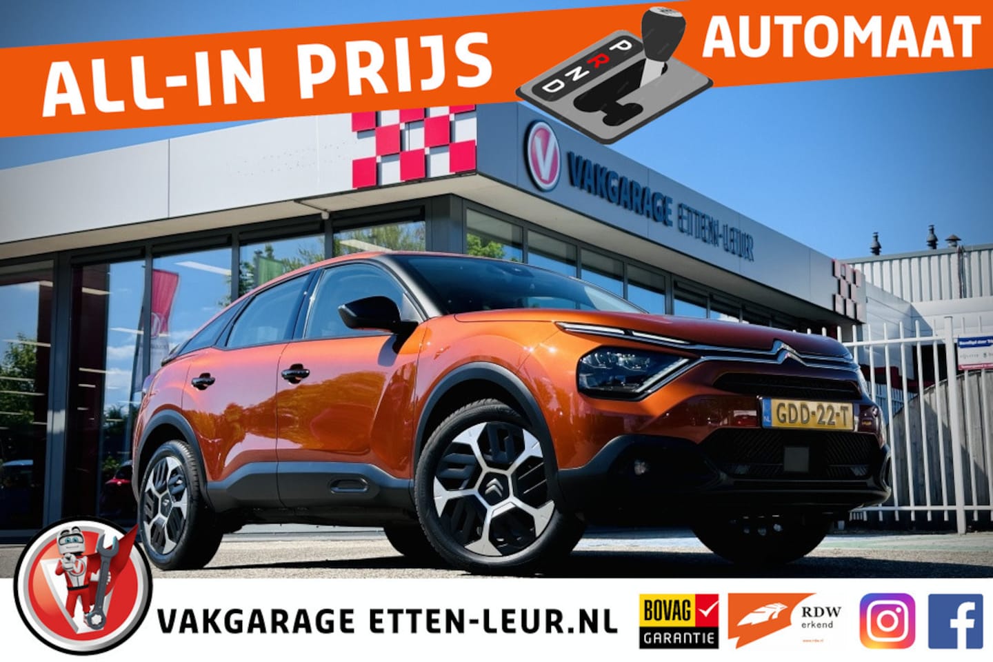 Citroën C4 - 1.2 Feel 130PK / CAMERA / APPLE + ANDROID / STOELVERWARMING - AutoWereld.nl