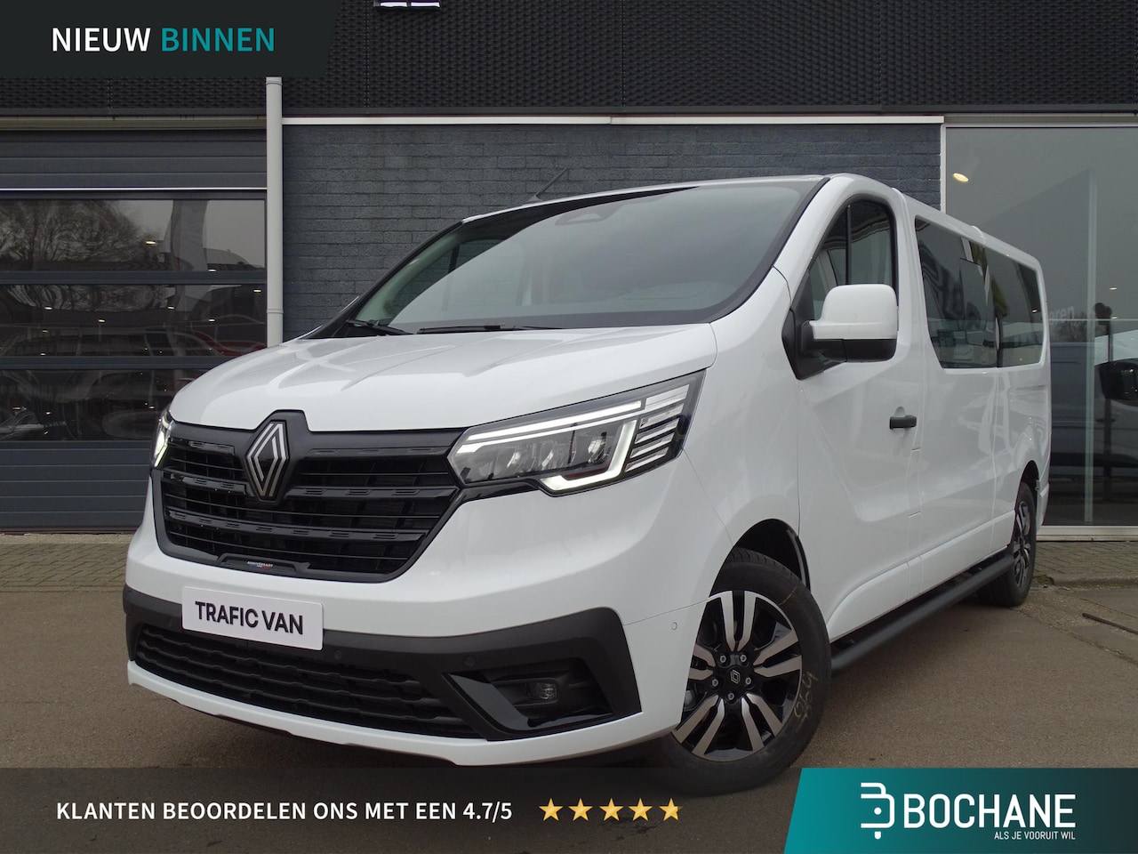 Renault Trafic - 2.0 Blue dCi 170 T30 L2H1 Extra ANNIVERSARY / DUBBEL CABINE / TREKHAAK / 5-PERSOONS - AutoWereld.nl