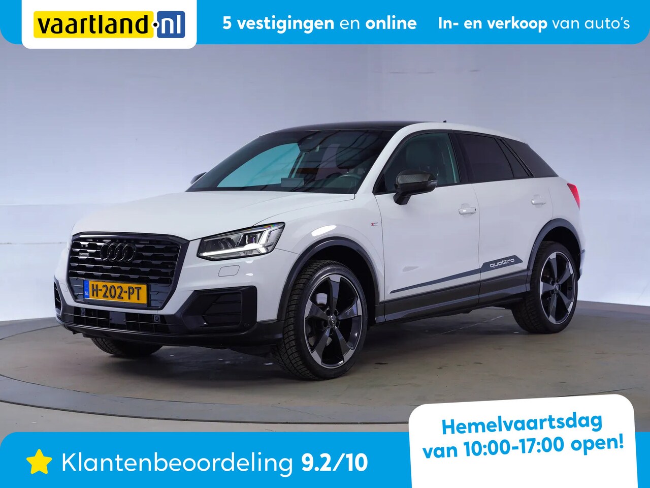 Audi Q2 - 2.0 TFSI Quattro S Line Black Ed. Aut. [ LED B&O Virtual Alcantara/leder Navi ] - AutoWereld.nl