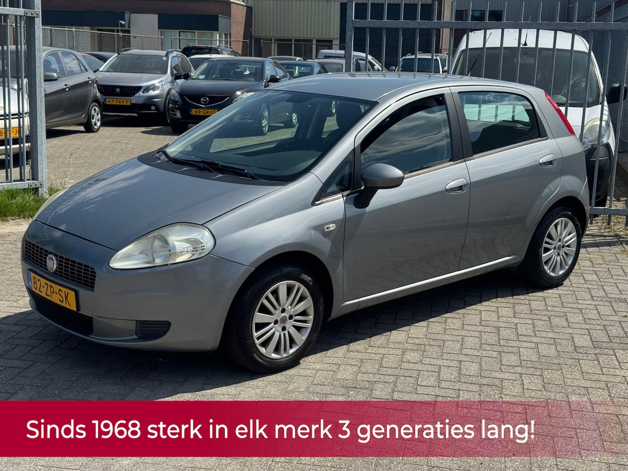 Fiat Grande Punto - 1.4 Dynamic 5 deurs! NL AUTO NAP! Airco l CRUISE l MTF-stuur l LMV l TOPSTAAT l DEALER OH! - AutoWereld.nl